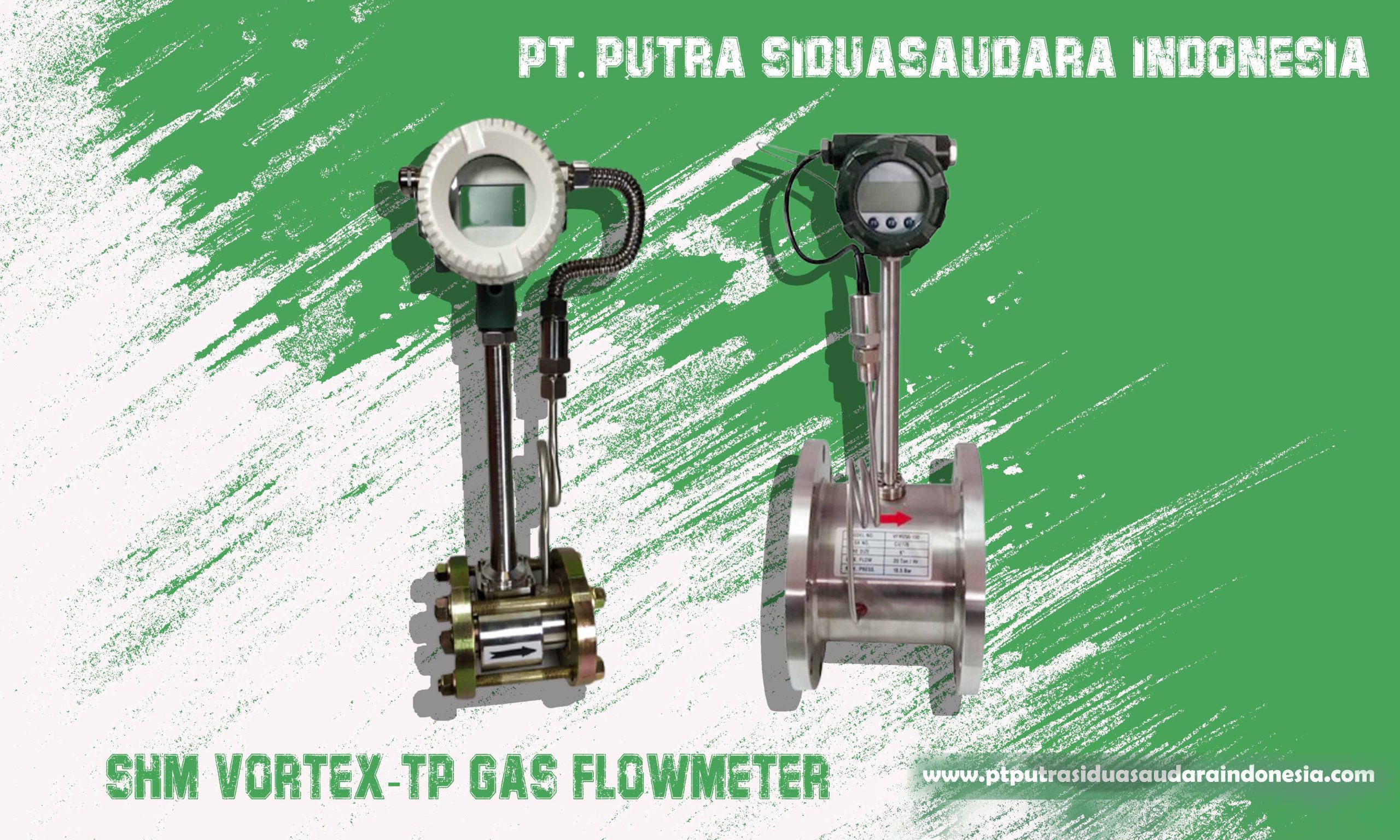 GAS FLOWMETER VORTEX-TP SHM