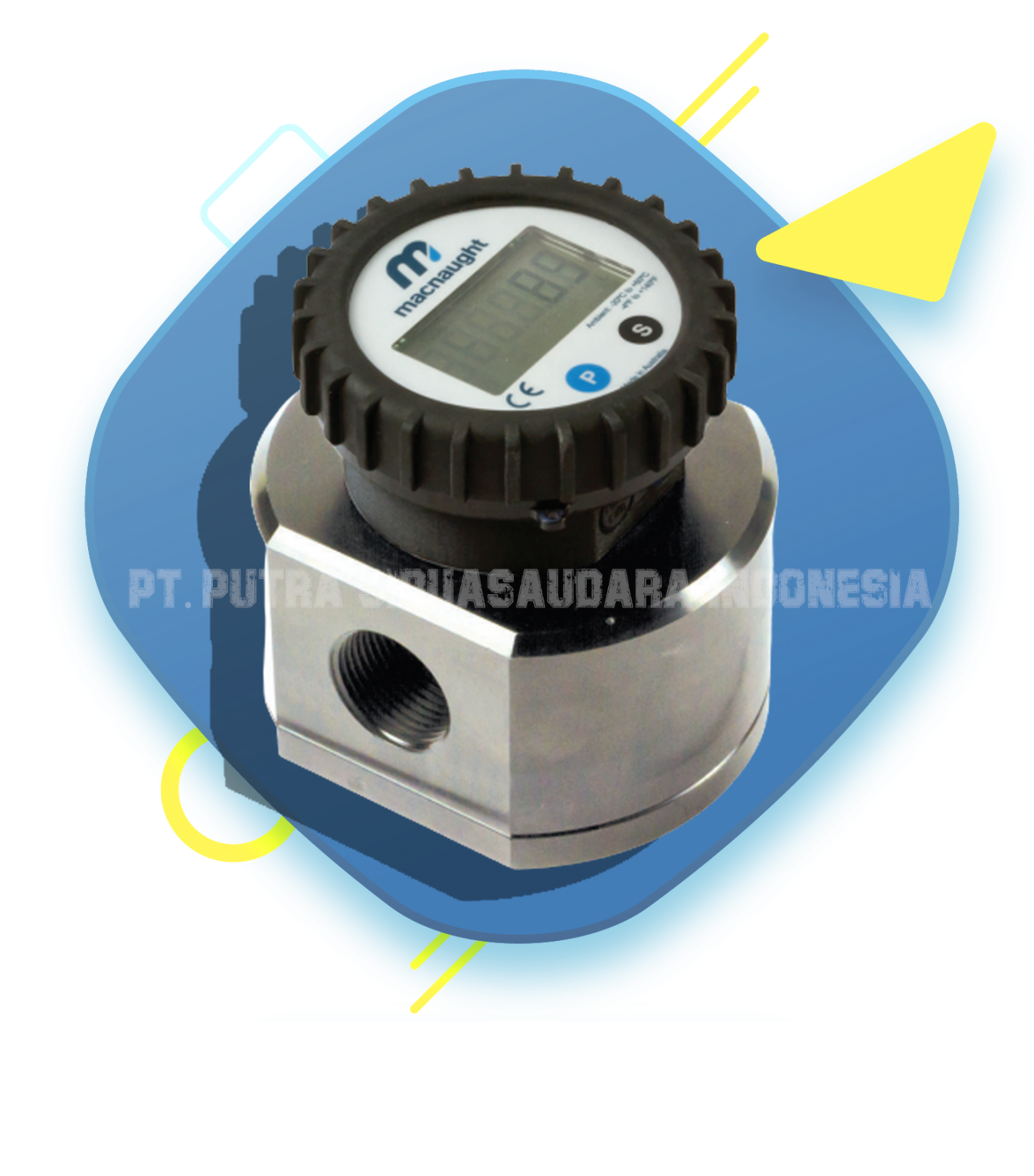 MACNAUGHT MX121/2" DIGITAL FLOW METER