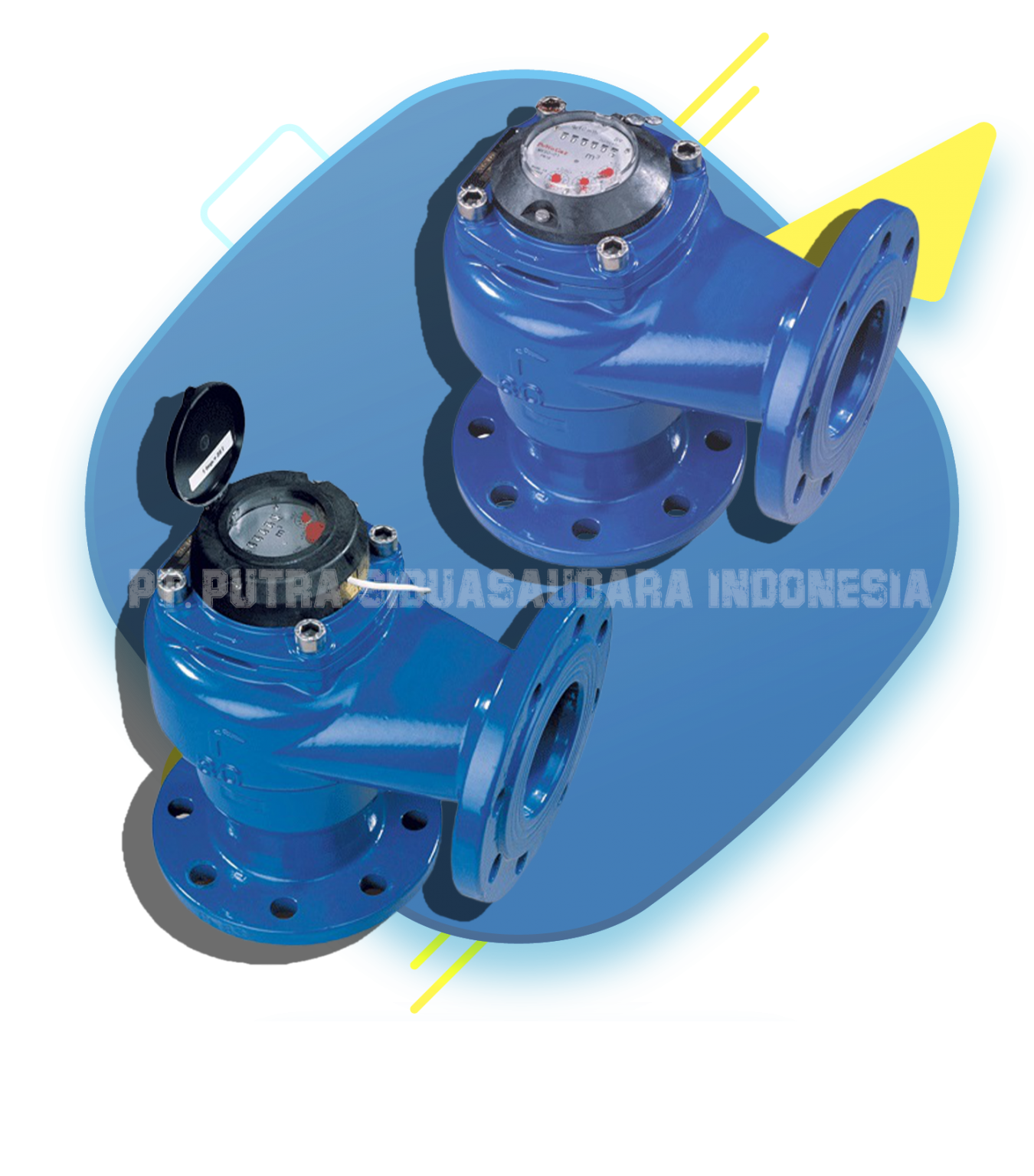 WATER METER POWOGAZ PROPELLER TYPE WELL MK